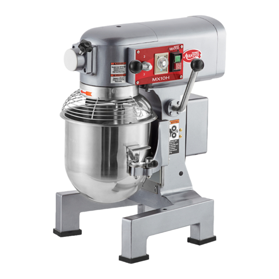 Avantco Equipment 177MX10H Manuals