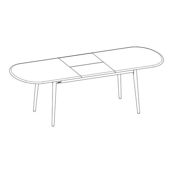 Zuiver Twist Oval Table Instructions Manual