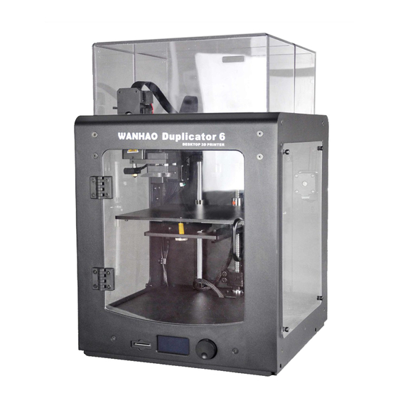 WANHAO Duplicator 6 Manual