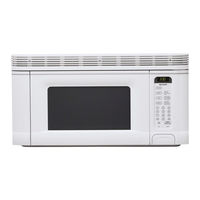 Sharp R1406 - 1.4 cu.ft. Microwave Installation Instructions Manual