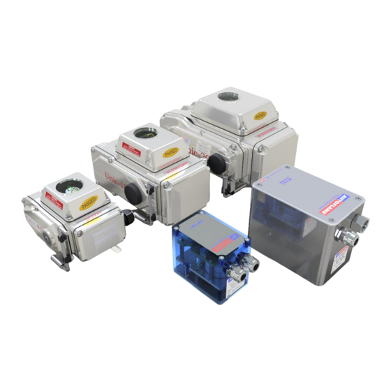 AUTOFLAME UNIC05 Industrial Servo Motor Manuals