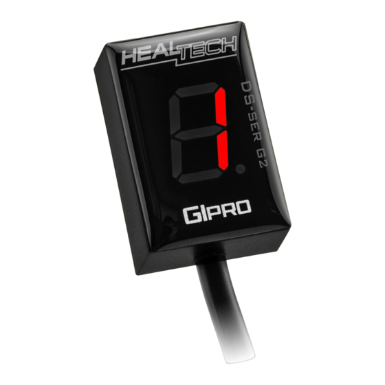 HealTech Electronics GIPRO X Supplementary Manual