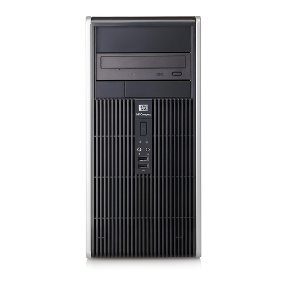 HP dc5700 - Microtower PC Troubleshooting Manual