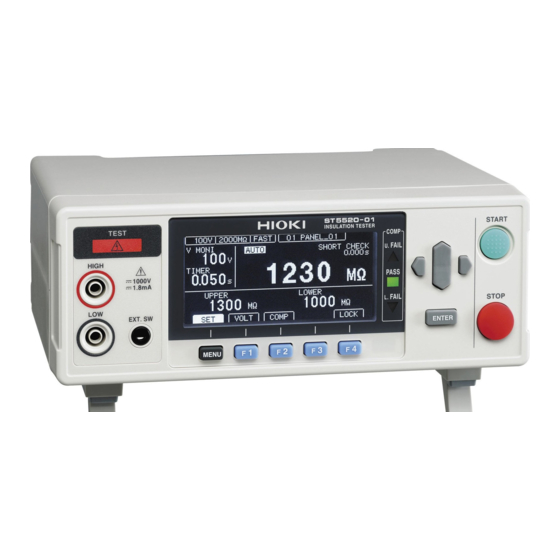 Hioki ST5520-01 Instruction Manual