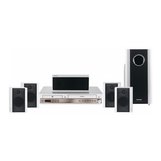 Toshiba SD-V65HT DVD Home Theater Manuals