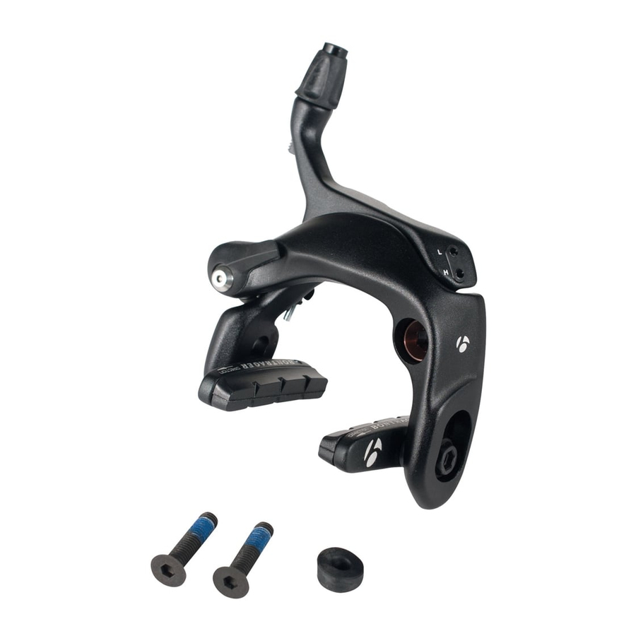 Bontrager Road Brakeset Speed LimitTM Owner's Manual