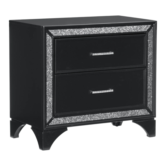 Homelegance 1572W/BK-4 Assembly Instruction