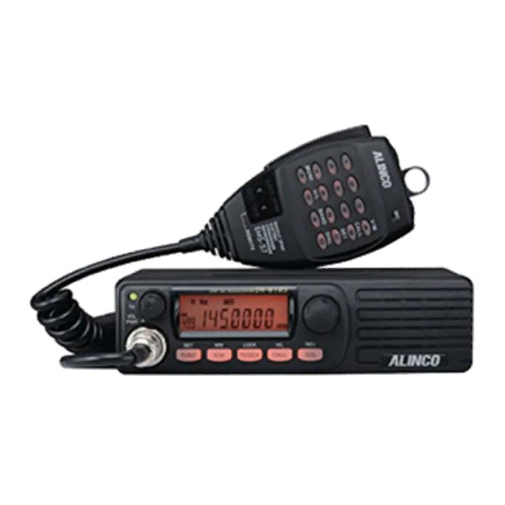 Alinco DR-B185T Instruction Manual