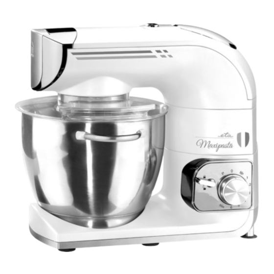 eta GRATUS MAXIPASTA Food Processor Manuals