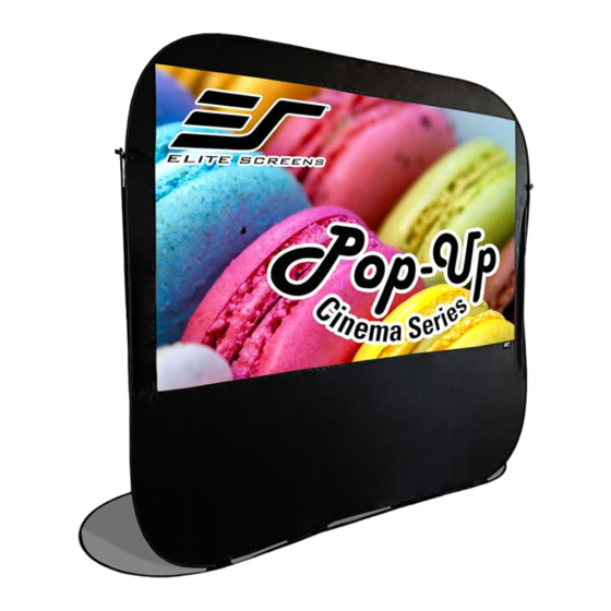 Elite Screens Pop-Up Cinema Series User Manual