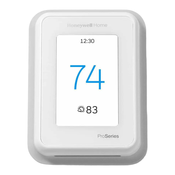 Honeywell T10 Quick Start