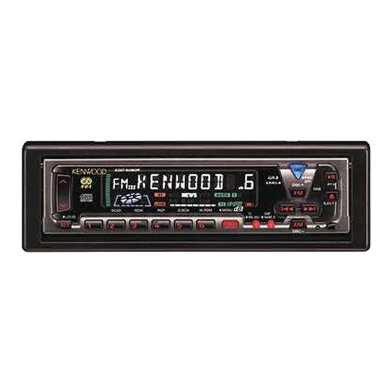 Kenwood KDC-6080R/RV Instruction Manual