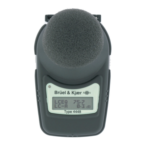 BRUEL & KJAER 4448 Calibration Equipment Manuals