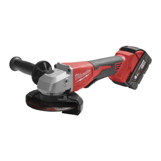 Milwaukee M18 BLSAG125XPD Operator's Manual