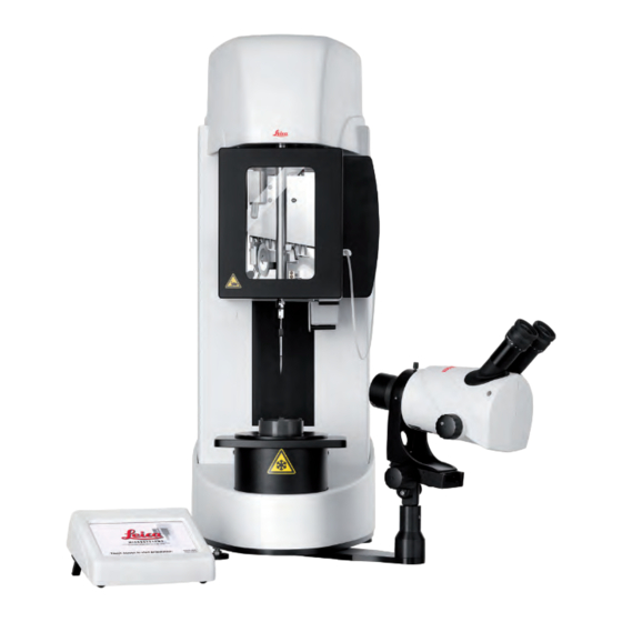 Leica EM GP2 Standard Operation Protocol