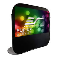 Elite Screens Pop-up Cinema POP92H User Manual