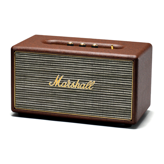 Marshall Amplification STANMORE User Manual