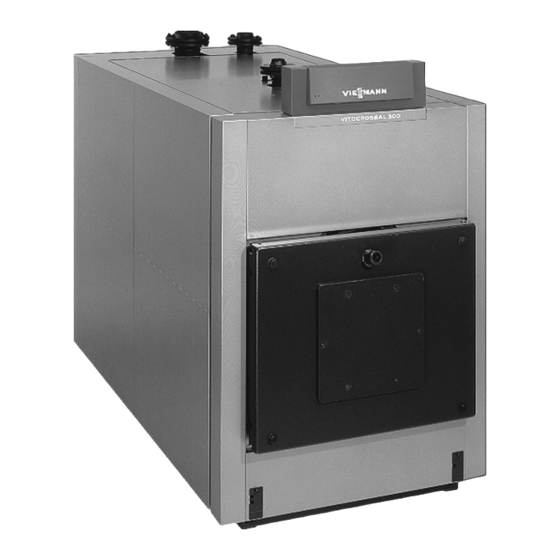 Viessmann VITOCROSSAL 300 Service Instructions Manual