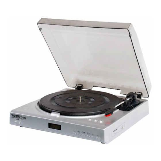 Wetekom 19 55 29 USB Record Player Manuals