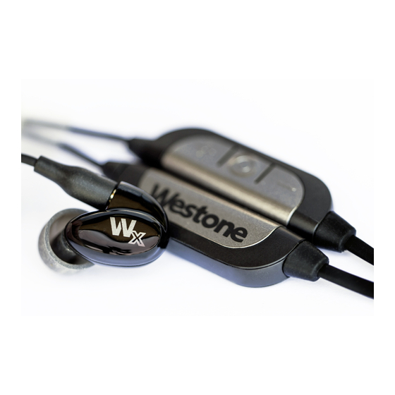 Westone W Series Owner's Manual