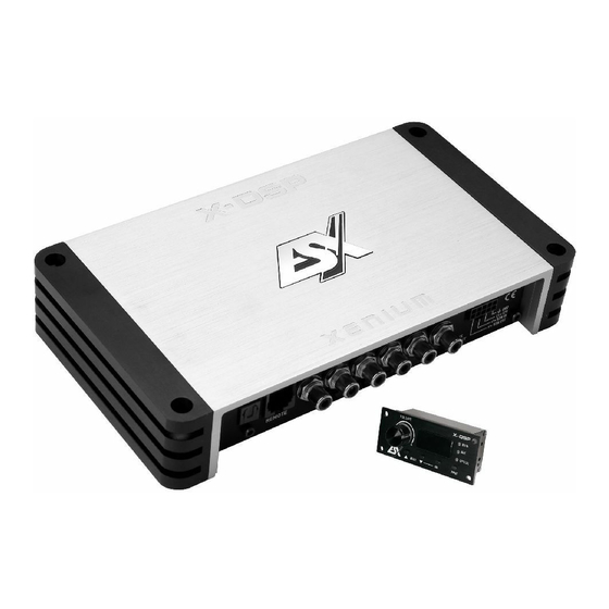 ESX XENIUM X-DSP Owner's Manual
