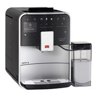 Melitta Barista TS Smart SST F86/0-100 Operating Instructions Manual