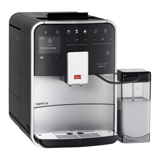 Melitta Barista TS Smart Operating Instructions Manual