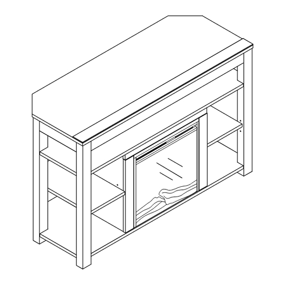 Ameriwood HOME Fireplace TV Stand Manual