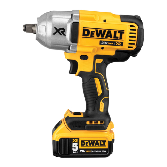 DeWalt DCF897B Manual