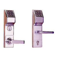 Alarm Lock Trilogy DL3500DBR Programming Instructions Manual