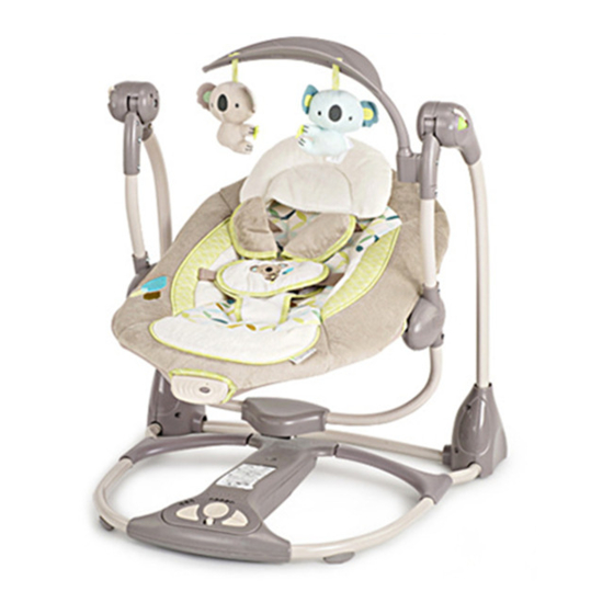 User Manuals: Kids II Ingenuity 60378-ES Baby Swing