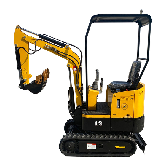 AGT INDUSTRIAL 13.5HP B&S Mini Excavator Manuals