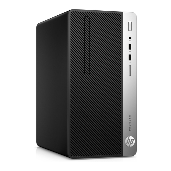 HP ProDesk 400 G5 SFF Maintenance And Service Manual