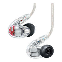 Shure Sound Isolating SE846 Manual