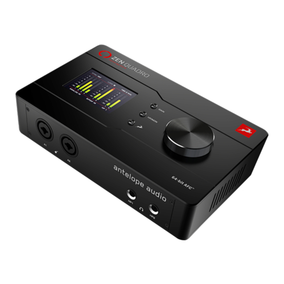 Antelope ZEN QUADRO User Manual