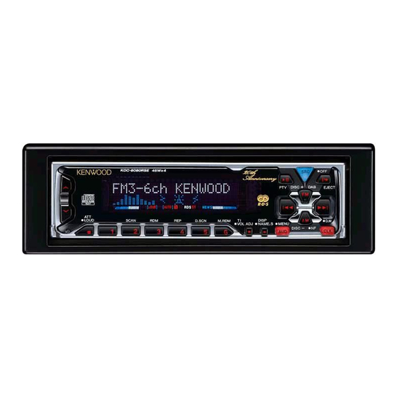 Kenwood KDC-PS9080R Instruction Manual