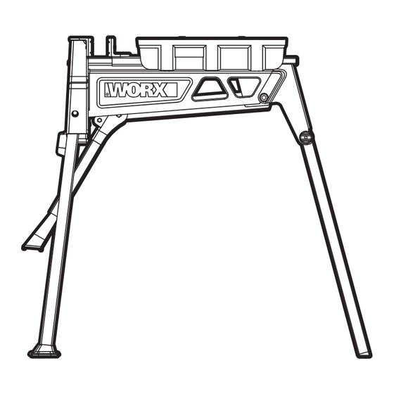 Worx JAWHORSE WX060.1 Clamping Workstand Manuals