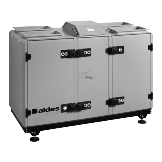 aldes VEX 720T Assembly & Maintenance Manual