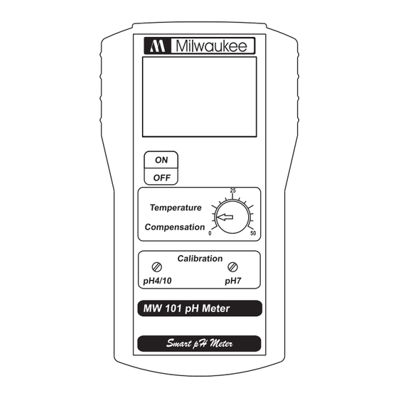 Milwaukee MW101 User Manual
