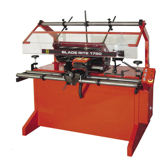 Bernhard BLADE RITE 1750 Manual