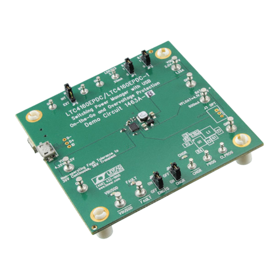 Linear Technology LTC4160EPDC Quick Start Manual