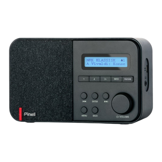 User Manuals: Pinell SUPERSOUND MINI Portable DAB Radio