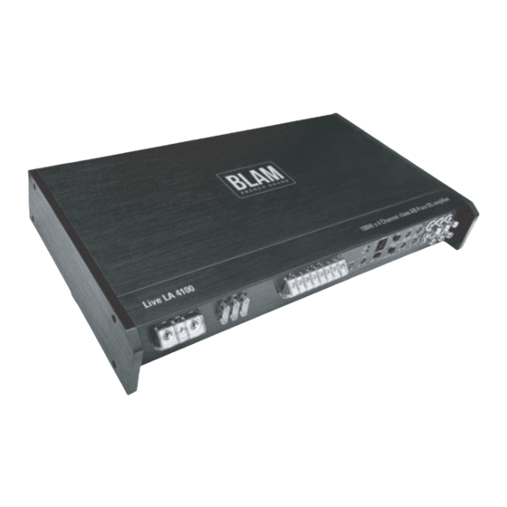 BLAM Live LA 4100 User Manual