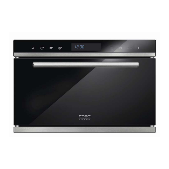 CASO DESIGN EMCG 34 PRO Original Operating Manual