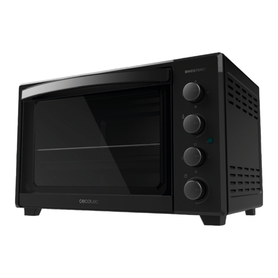 cecotec BAKE&TOAST 4500 BLACK Manuals