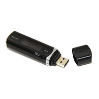 Sony NWZB105FBLK - 2GB Walkman MP3 Player Operation Manual