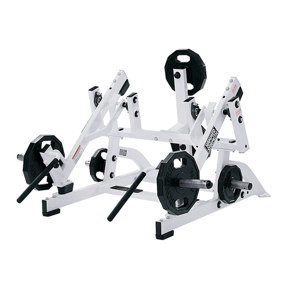 Hammer Strength Ground Base Owner's Manual