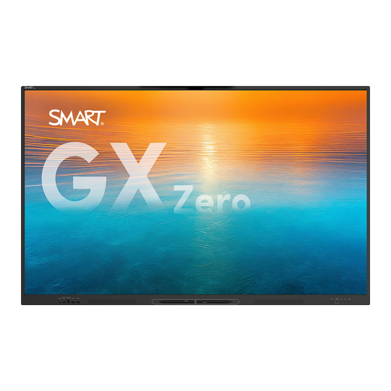 SMART Board GX Zero Series Installation And Maintenance Manual