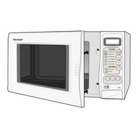 SHARP R-343M Operation Manual With Cookbook