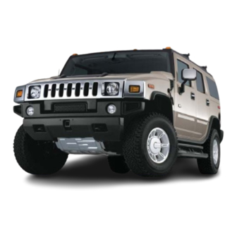 Hummer H2 2004 Getting To Know Manual